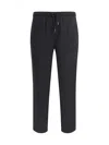 Brunello Cucinelli Men Monochrome Sweatpants In Black