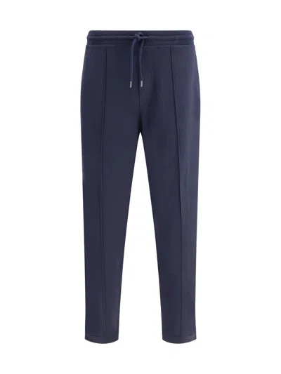 Brunello Cucinelli Blue Cashmere Athletic Pants