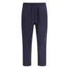 Brunello Cucinelli Men Monochrome Sweatpants In Blue
