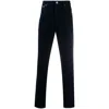Brunello Cucinelli Straight Leg Corduroy Chinos In Blue