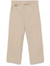 Brunello Cucinelli Twill-weave Trousers In Brown