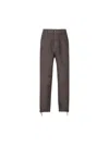 Brunello Cucinelli Tinto Wide-leg Linen Trousers In Brown