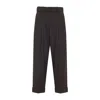 Brunello Cucinelli Belted Cropped Pants In Black