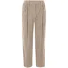 Brunello Cucinelli Women Corduroy Velvet Baggy Trousers In Brown