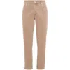 Brunello Cucinelli Garment-dye Straight-leg Jeans In Brown