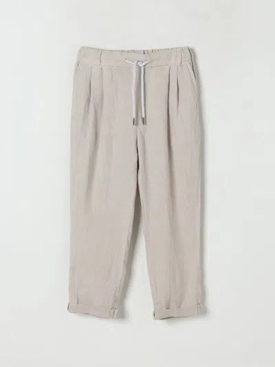 Brunello Cucinelli Kids' Pantalone  Bambino Colore Beige