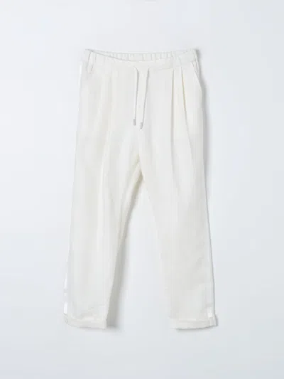 Brunello Cucinelli Pants  Kids Color White