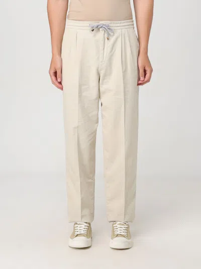 Brunello Cucinelli Pants  Men Color Beige