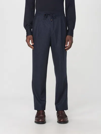 Brunello Cucinelli Pants  Men Color Blue