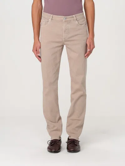 Brunello Cucinelli Pants  Men Color Brown In Braun