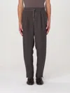 Brunello Cucinelli Linen Trousers Pants Brown In Coffee