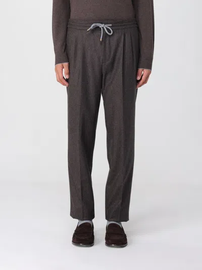 Brunello Cucinelli Pantalone  Uomo Colore Moro In Brown