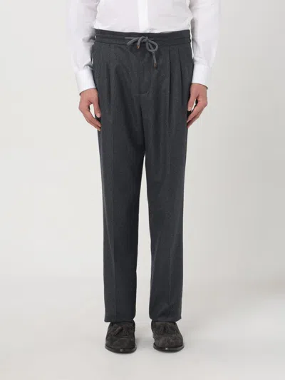 Brunello Cucinelli Pants  Men Color Grey 1 In Grau 1