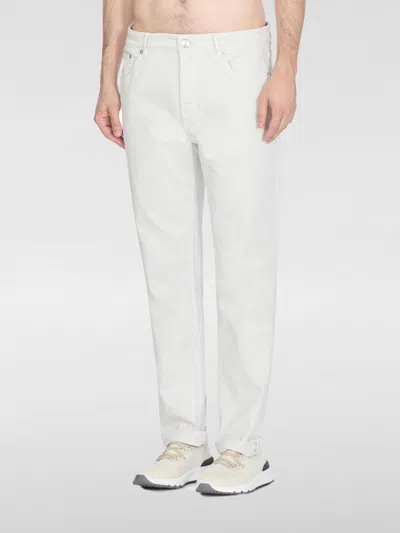Brunello Cucinelli Pants  Men Color Ivory In White