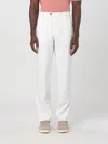 Brunello Cucinelli Straight-leg Corduroy Tailored Pants In White