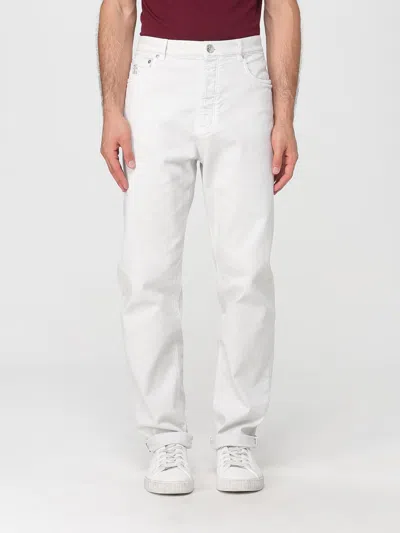 BRUNELLO CUCINELLI JEANS BRUNELLO CUCINELLI MEN COLOR WHITE,H17970001