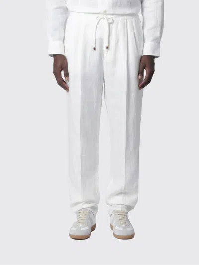 Brunello Cucinelli Pants  Men Color White