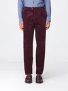 Brunello Cucinelli Pants  Men Color Wine In Red