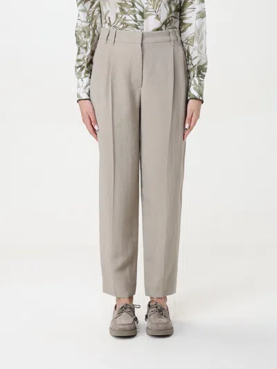 Brunello Cucinelli Pants  Woman Color Beige