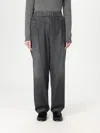 Brunello Cucinelli Grey Five Pocket Jeans With Elastic Waist In Blue