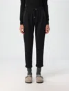 Brunello Cucinelli Pants  Woman Color Black In Schwarz