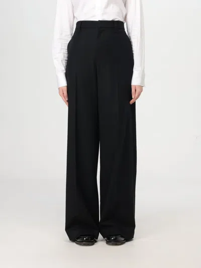 Brunello Cucinelli Pants  Woman Color Black In Schwarz