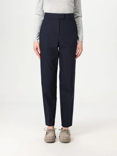 BRUNELLO CUCINELLI PANTS BRUNELLO CUCINELLI WOMAN COLOR BLUE,G49387009