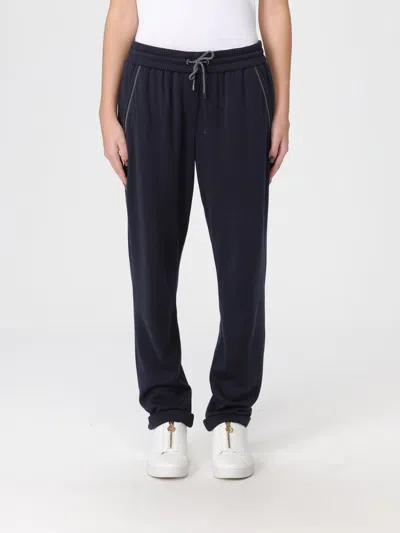 Brunello Cucinelli Pants  Woman Color Blue