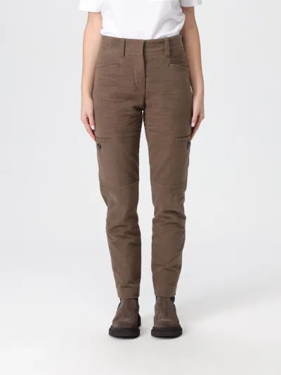 Brunello Cucinelli Pants  Woman Color Brown
