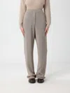 Brunello Cucinelli Pants  Woman Color Brown In Brown