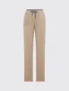 Brunello Cucinelli Cashmere Trousers In Metallic