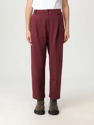 Brunello Cucinelli Pants  Woman Color Burgundy