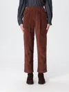 Brunello Cucinelli Velvet Pants In Brown