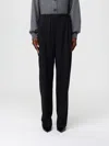 Brunello Cucinelli Pants  Woman Color Charcoal In Gray