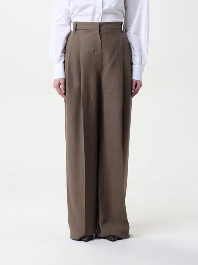BRUNELLO CUCINELLI PANTS BRUNELLO CUCINELLI WOMAN COLOR DARK,426126102