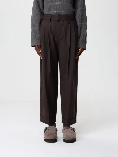 Brunello Cucinelli Pants  Woman Color Dark In Black