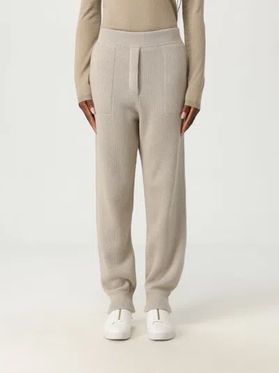 BRUNELLO CUCINELLI PANTS BRUNELLO CUCINELLI WOMAN COLOR GOLD,H20157047