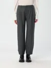 Brunello Cucinelli Pants  Woman Color Grey 1 In Grau 1