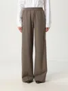 Brunello Cucinelli Pants  Woman Color Grey 1 In Gray