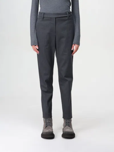 Brunello Cucinelli Pants  Woman Color Grey In Grau