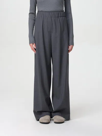 Brunello Cucinelli Pants  Woman Color Grey In Grau