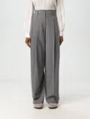Brunello Cucinelli Pants  Woman Color Grey In Grau