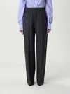 Brunello Cucinelli Blue Pants With Elastic Waist In Blue