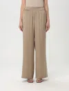 Brunello Cucinelli Palazzo Pants In Kaki