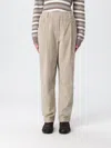 Brunello Cucinelli Pants  Woman Color Pearl In Brown