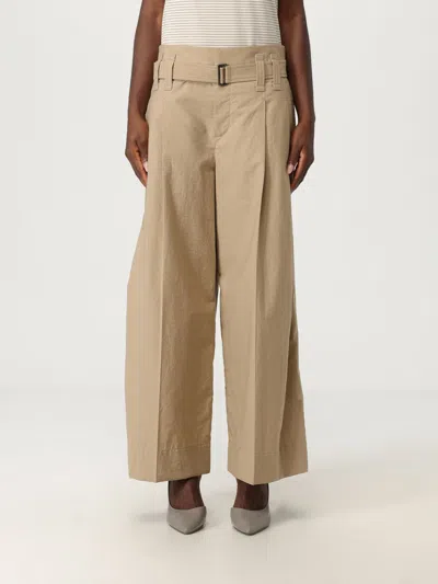 Brunello Cucinelli Pants  Woman Color Sand In Brown