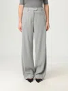 Brunello Cucinelli Pants  Woman Color Silver In Gray