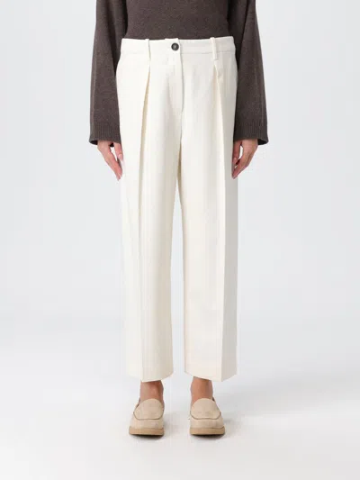 Brunello Cucinelli Pants  Woman Color White