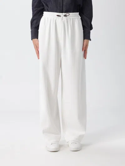Brunello Cucinelli Pants  Woman Color White