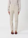 Brunello Cucinelli Pants  Woman Color White In Neutral